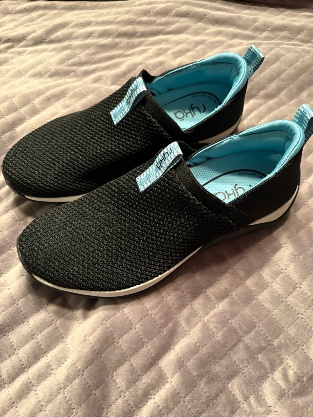 Ryka Echo Ease Slip On Sneaker Black size 8.5 NWT Women’s Athletic shoe